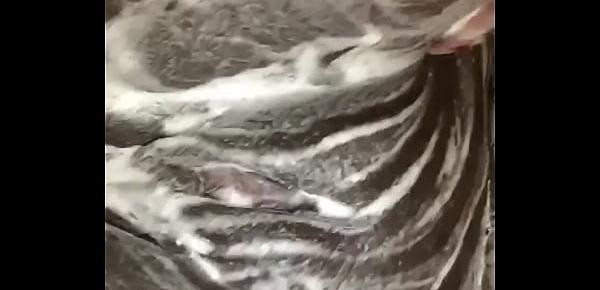  Wet and soapy bbw